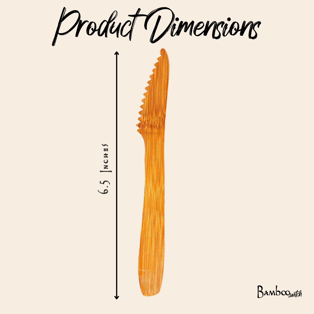 Bamboo Serrated Knife - Bamboo Switch