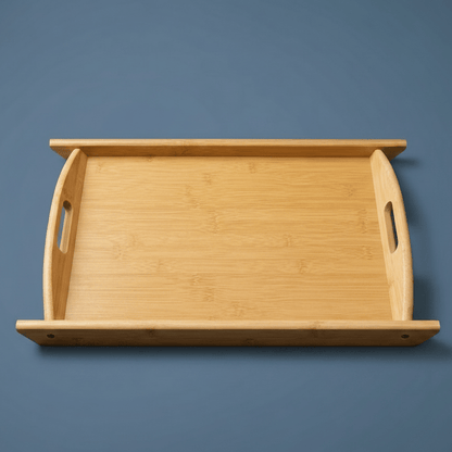Bamboo Serving Tray with Handles - Bamboo Switch