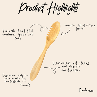 Bamboo Serving Utensil Spoon - Bamboo Switch
