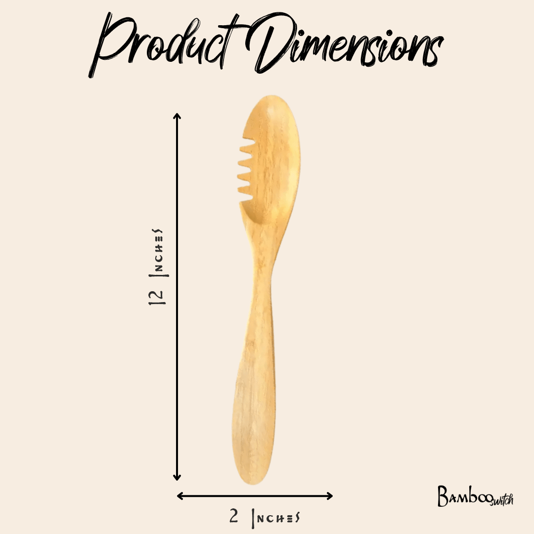 Bamboo Serving Utensil Spoon - Bamboo Switch