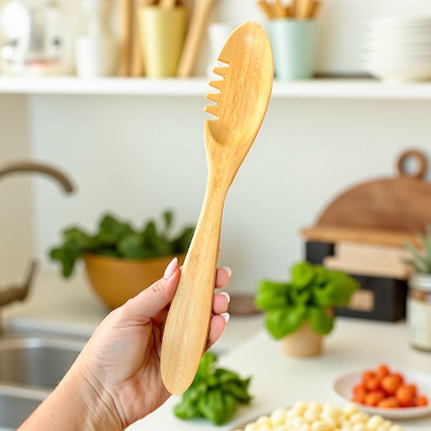 Bamboo Serving Utensil Spoon - Bamboo Switch