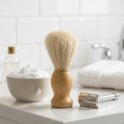 Bamboo Shave Brush - Bamboo Switch
