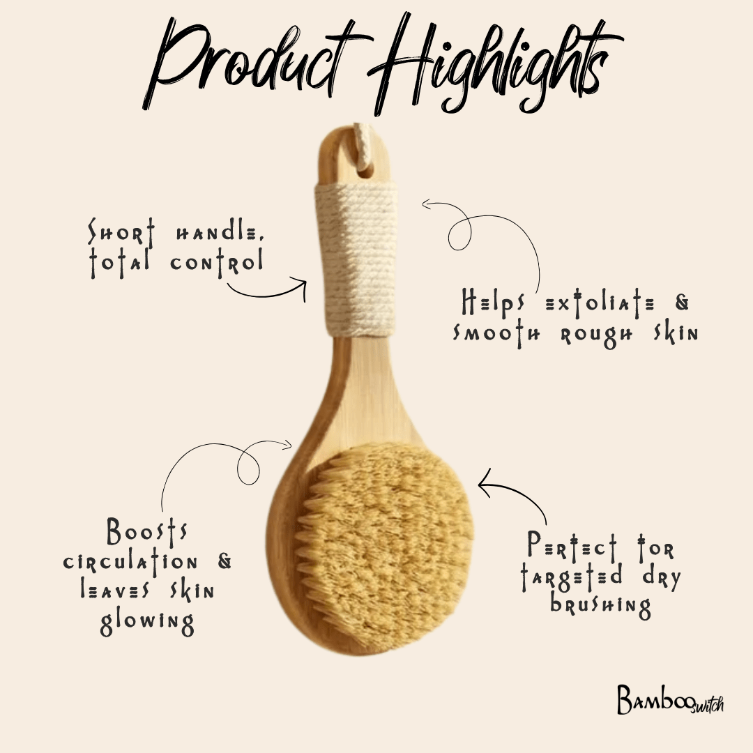 Bamboo Short Dry Brush - Bamboo Switch