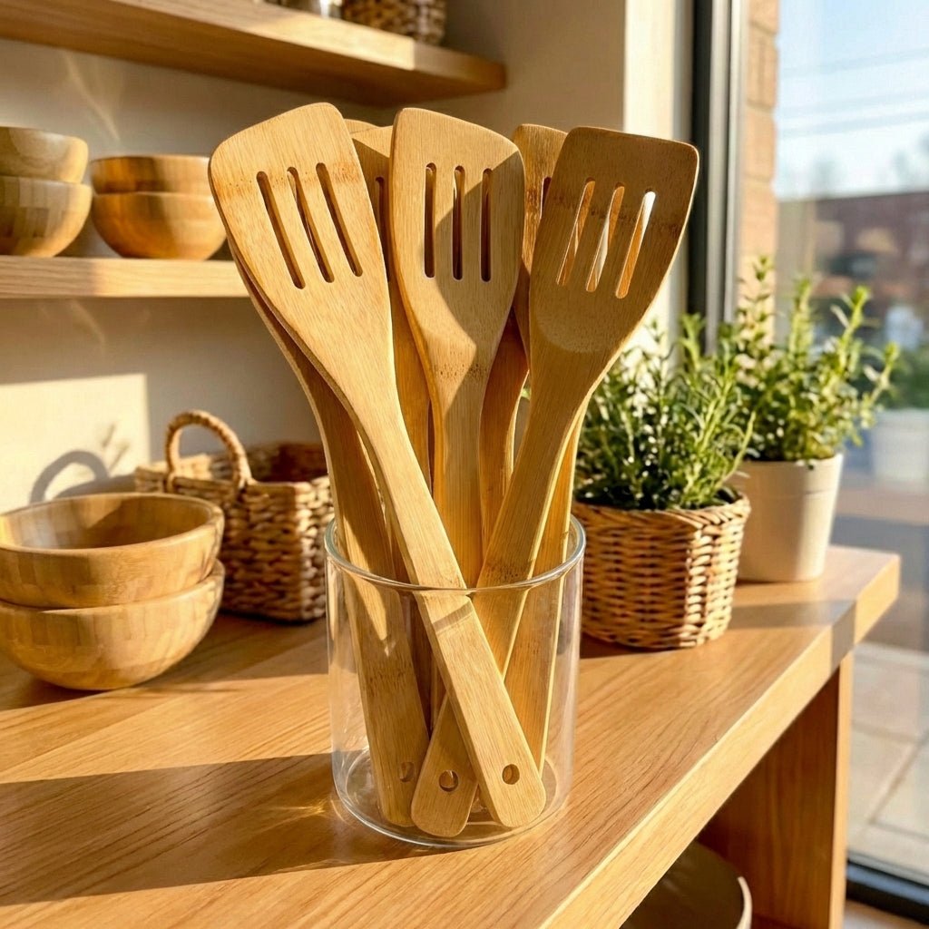 Bamboo Slanted Spatula - Bamboo Switch