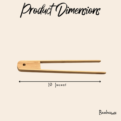 Bamboo Sleek Tong 10" - Bamboo Switch