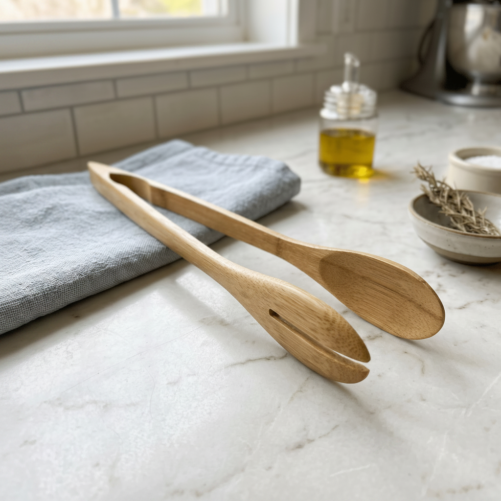 Bamboo Slotted Tongs - Bamboo Switch