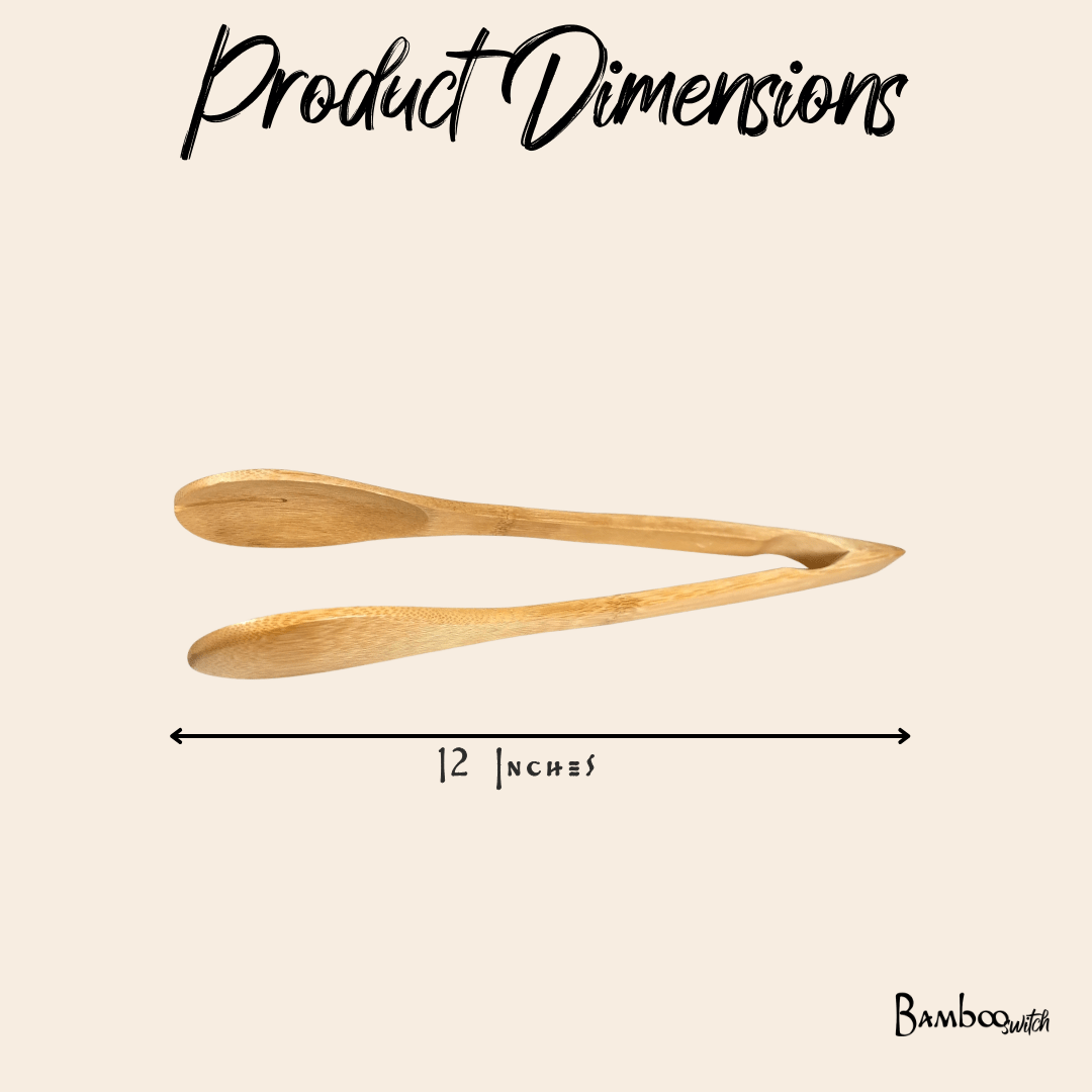 Bamboo Slotted Tongs - Bamboo Switch