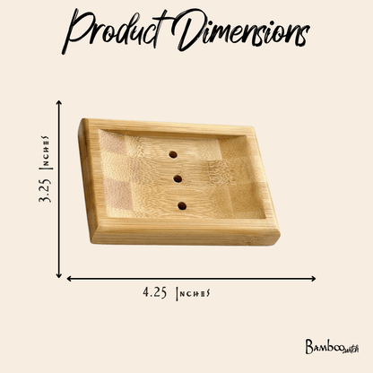 Bamboo Soap Dish Lift | Draining - Bamboo Switch