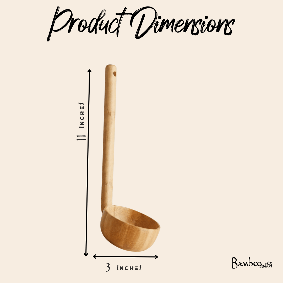 Bamboo Soup Ladle - Bamboo Switch
