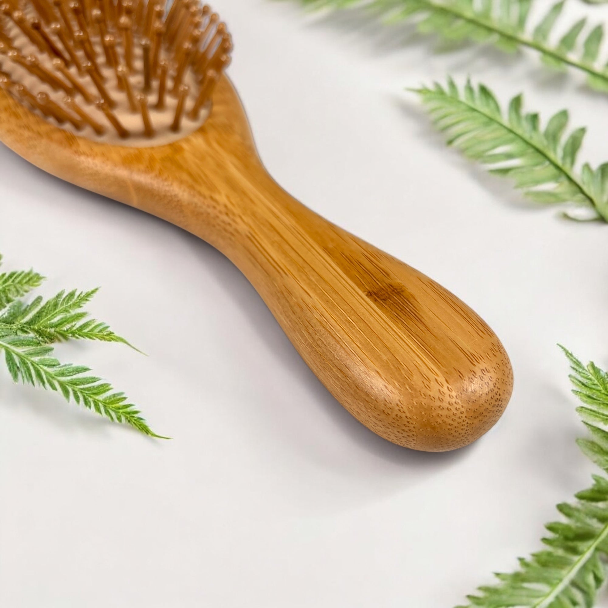 Bamboo Spa Hairbrush | Rounded - Bamboo Switch