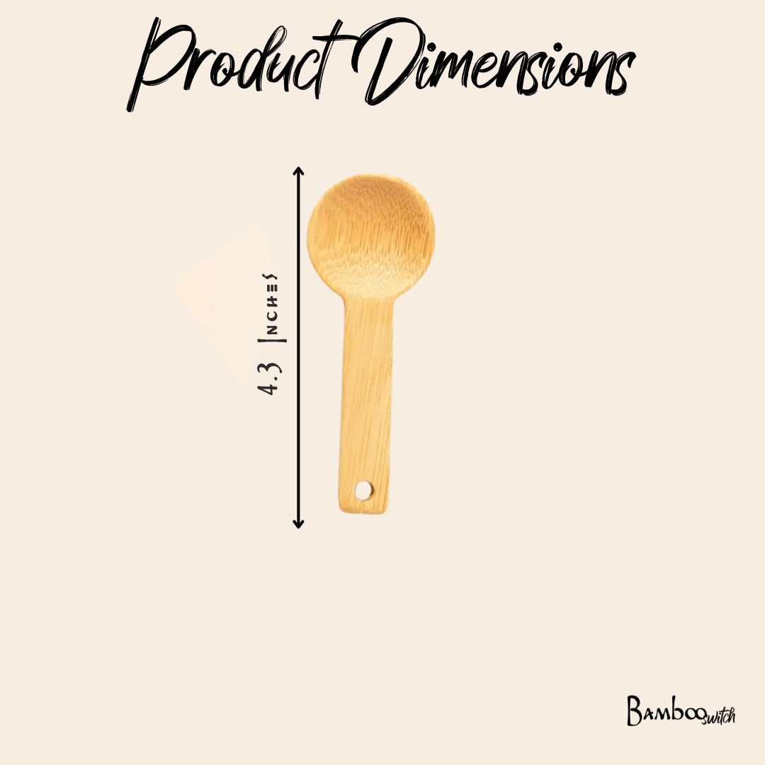 Bamboo Spoon | Circle Scoop - Bamboo Switch