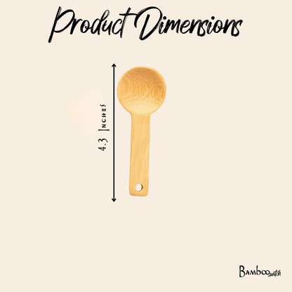 Bamboo Spoon | Circle Scoop - Bamboo Switch