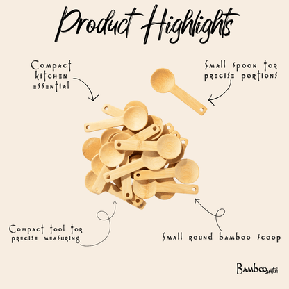 Bamboo Spoon | Circle Scoop - Bamboo Switch