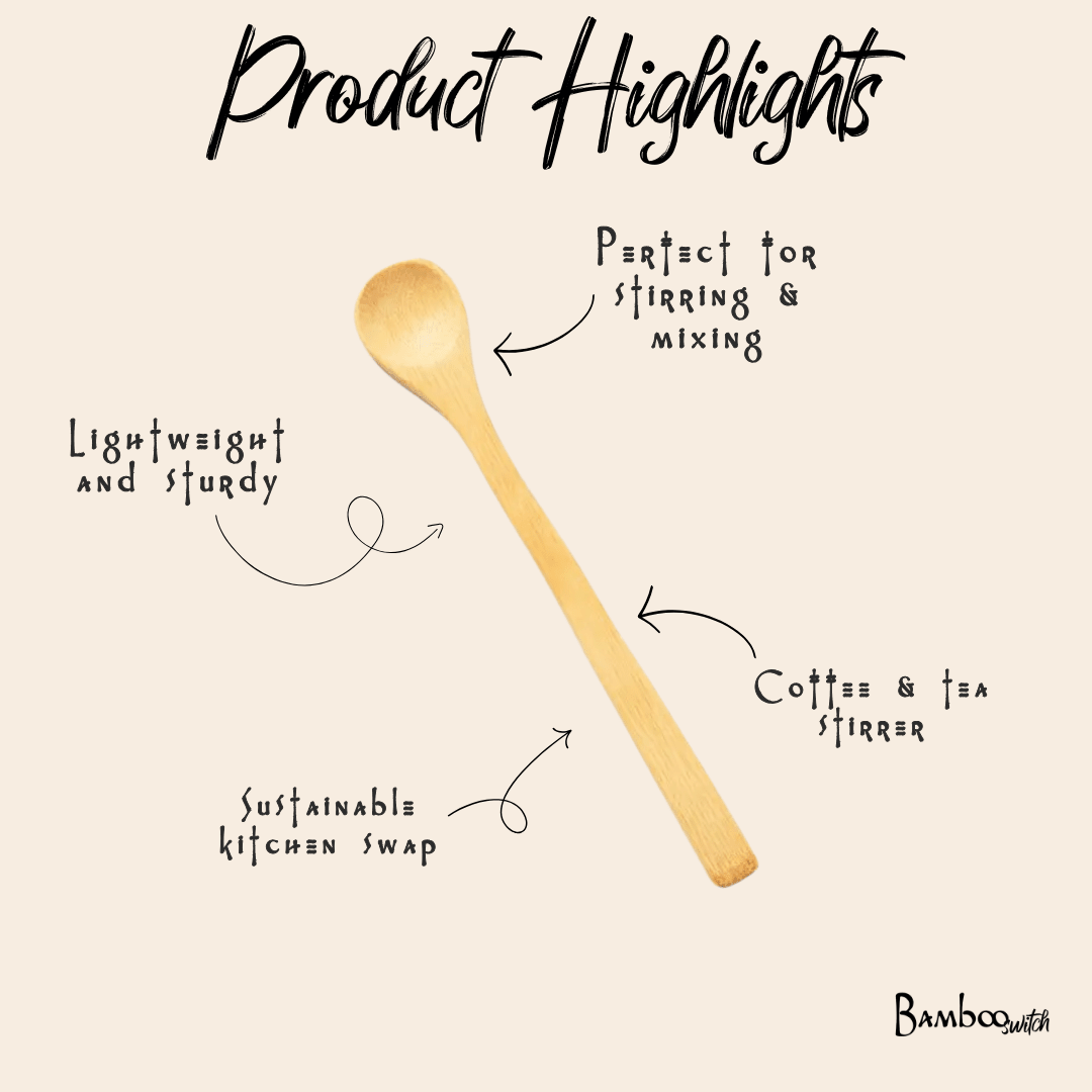 Bamboo Spoon | Large Stir Spoon - Bamboo Switch