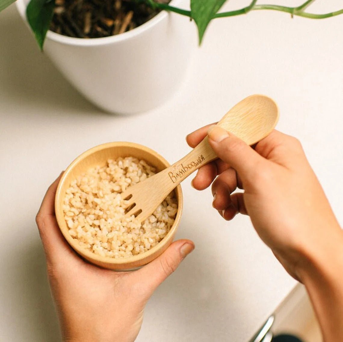 Bamboo Spork Utensil - Bamboo Switch
