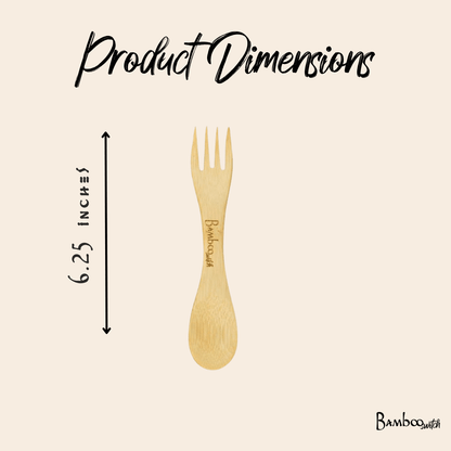 Bamboo Spork Utensil - Bamboo Switch