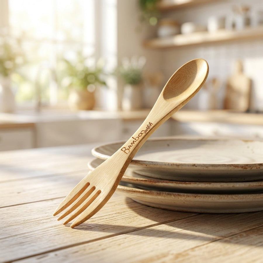 Bamboo Cutlery | Reusable Forks, Knifes and Spoons | Bamboo Switch®