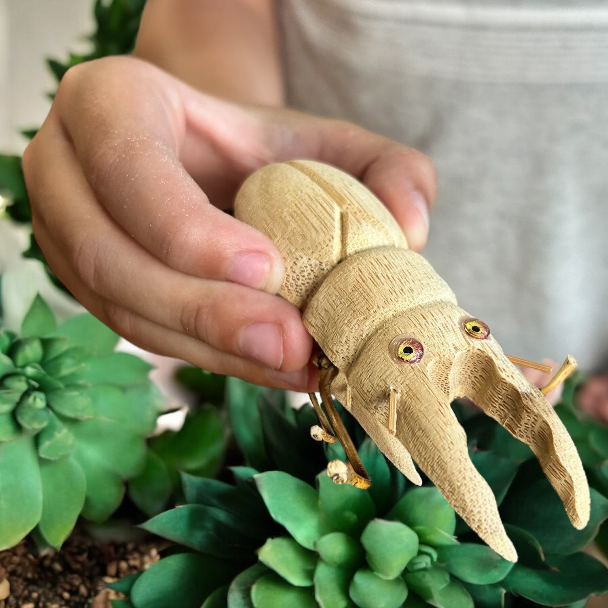 Bamboo Stag Beetle Toy - Bamboo Switch