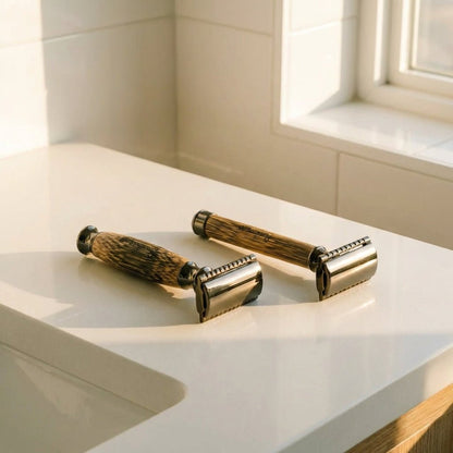 Bamboo Stainless Steel Safety Razor - Bamboo Switch
