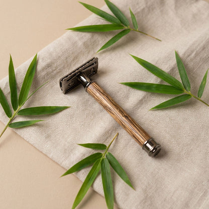 Bamboo Stainless Steel Safety Razor - Bamboo Switch