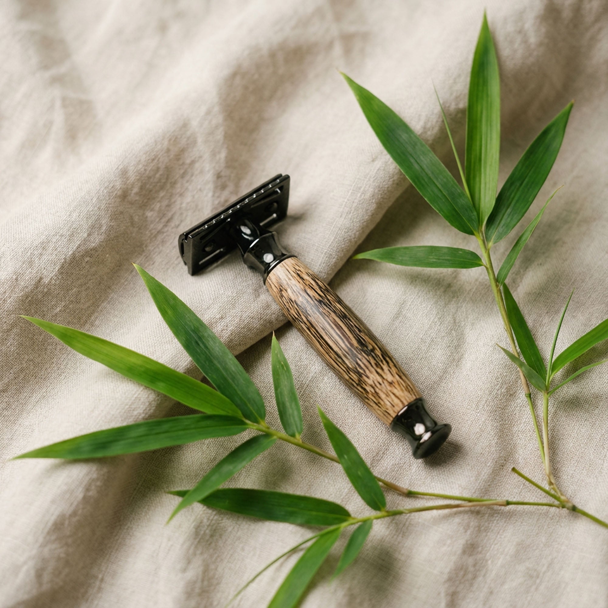 Bamboo Stainless Steel Safety Razor - Bamboo Switch