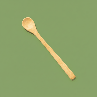bamboo spoon against a pleasant green background | Bamboo Switch