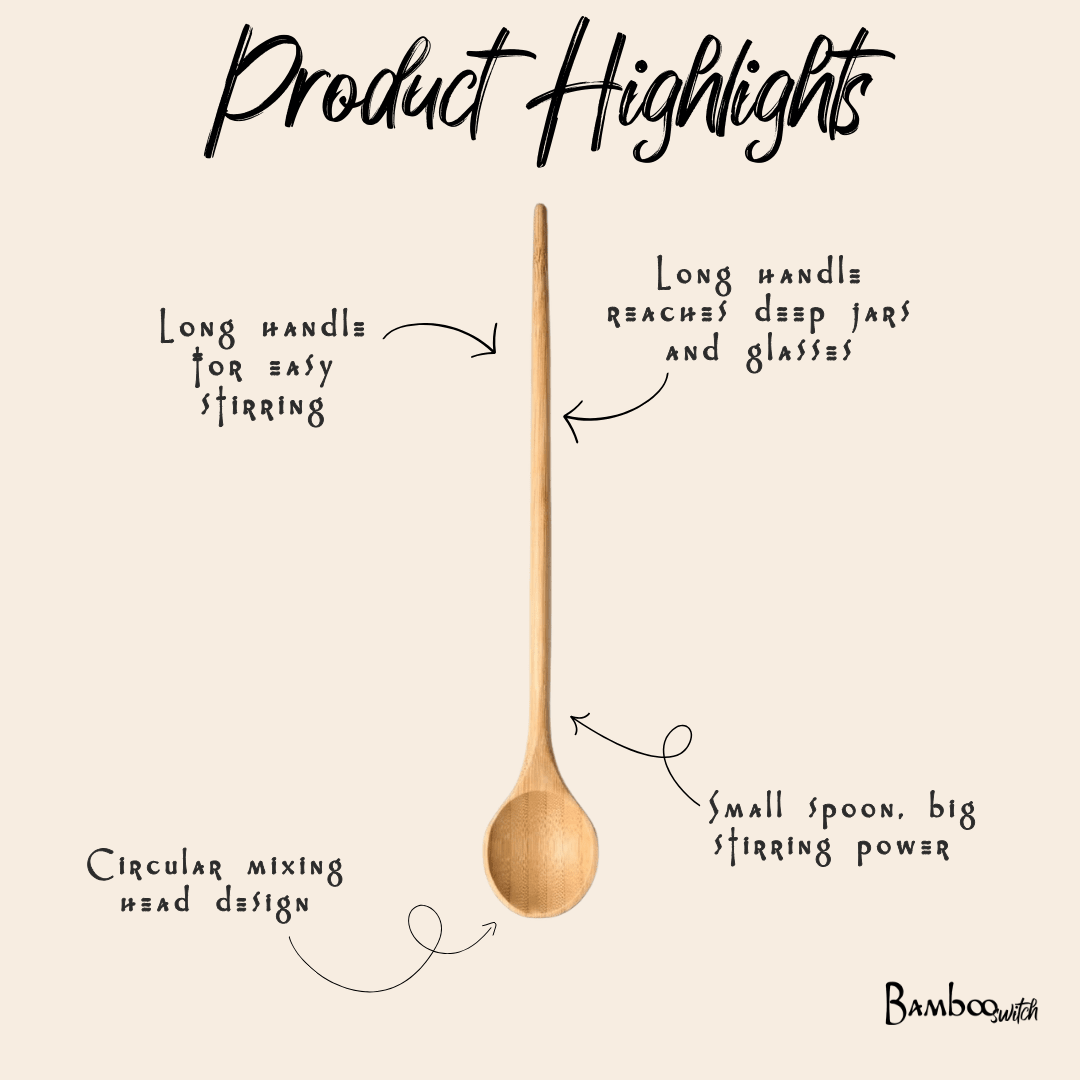 Bamboo Stir Spoon - Large - Bamboo Switch