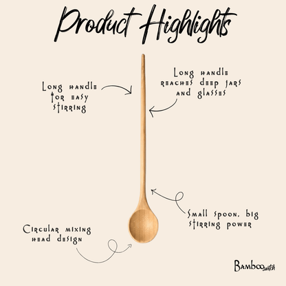 Bamboo Stir Spoon - Large - Bamboo Switch