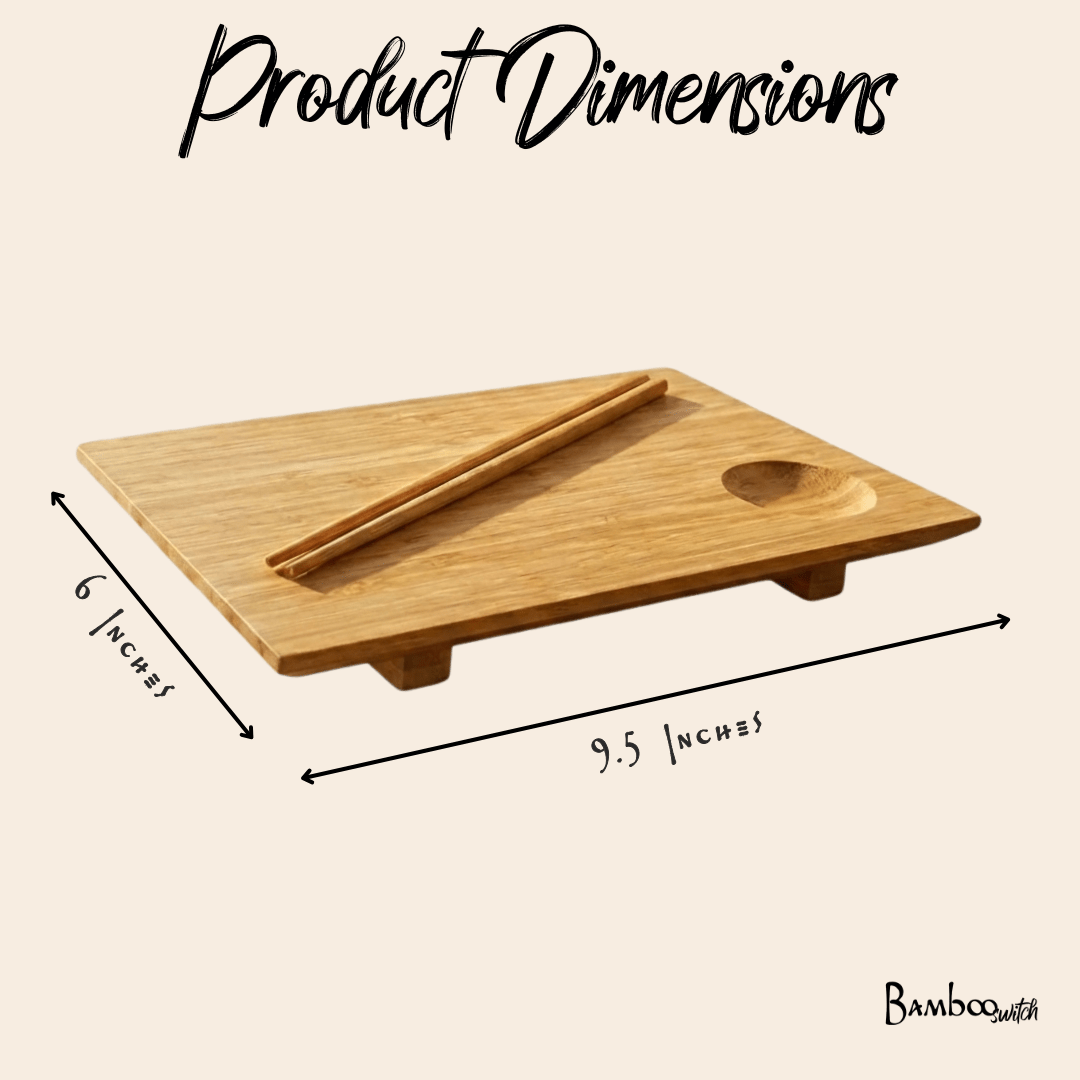 Bamboo Sushi Plate Set - Bamboo Switch