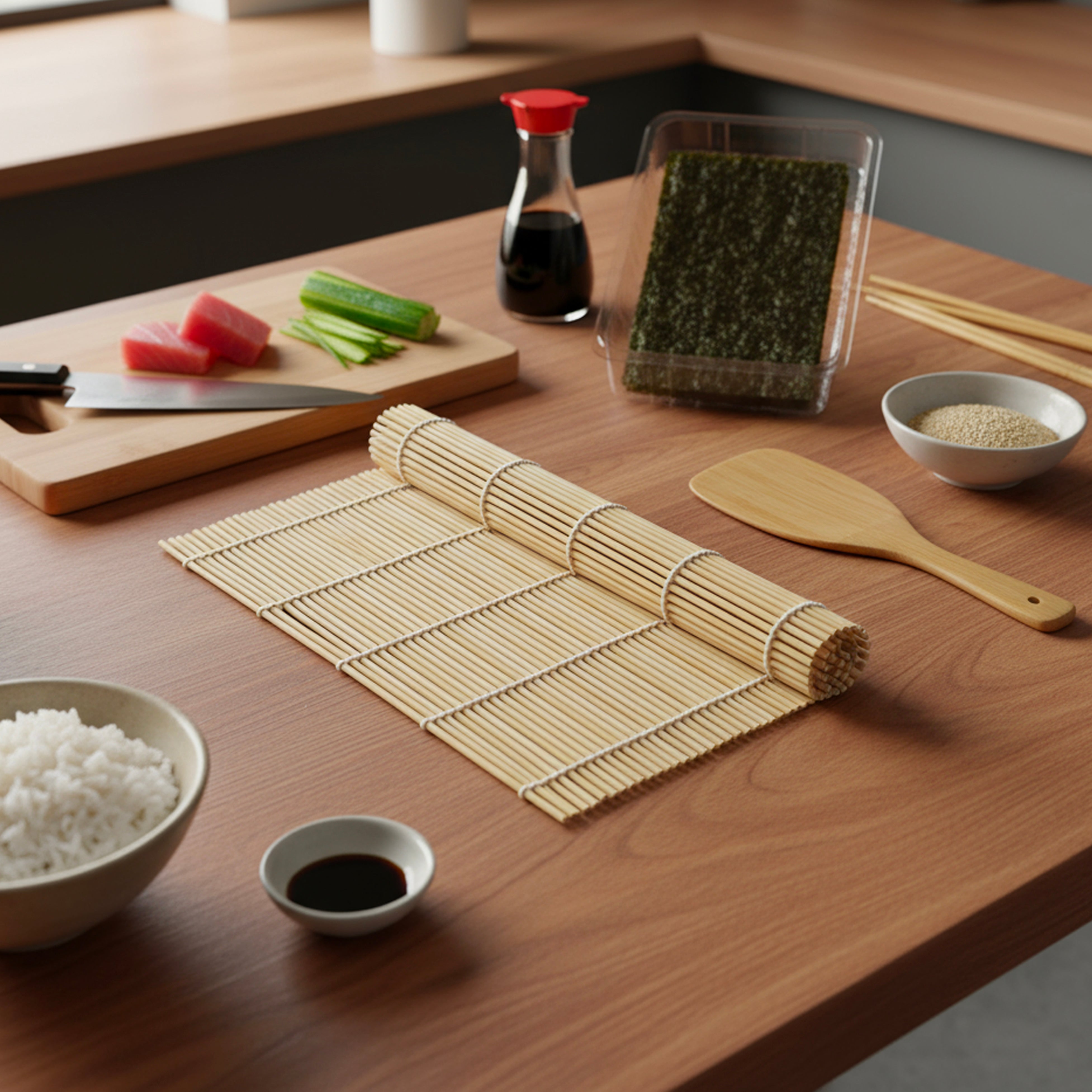 Bamboo Sushi Rolling Mat - Bamboo Switch
