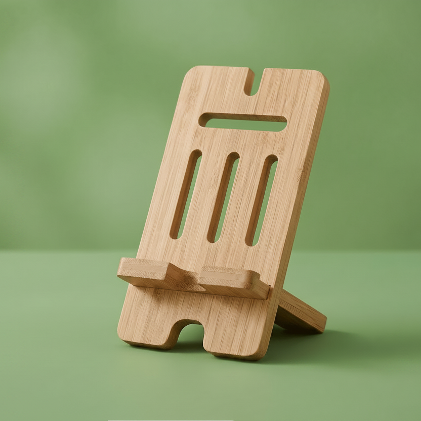 Bamboo Tablet & Phone Stand - Bamboo Switch