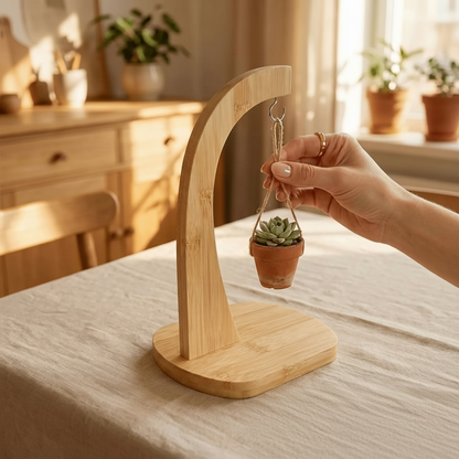 Bamboo Tabletop Plant Hanger - Bamboo Switch