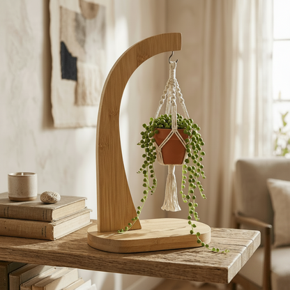 Bamboo Tabletop Plant Hanger - Bamboo Switch