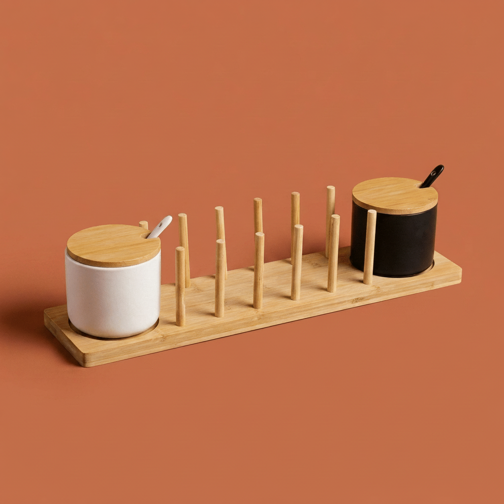 Bamboo Taco Holder Set | Fits 5 Tacos - Bamboo Switch