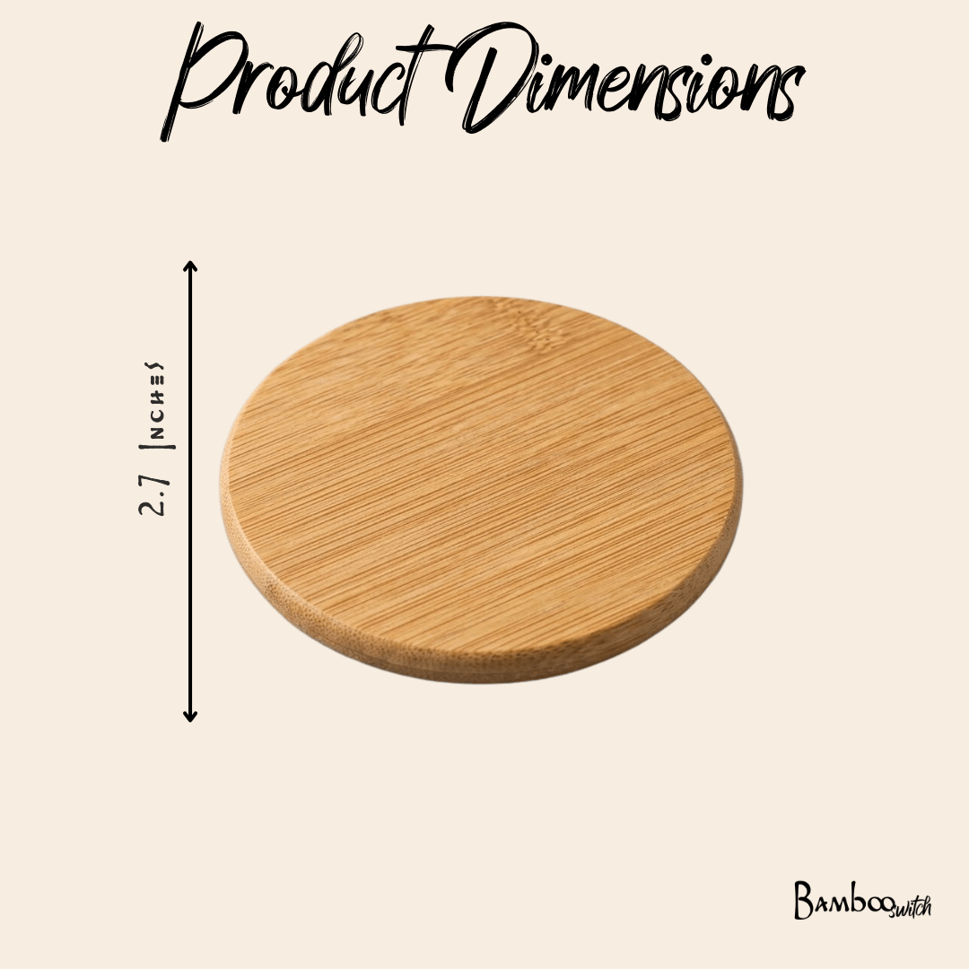 Bamboo Tea Coaster & Holder | 8pc - Bamboo Switch