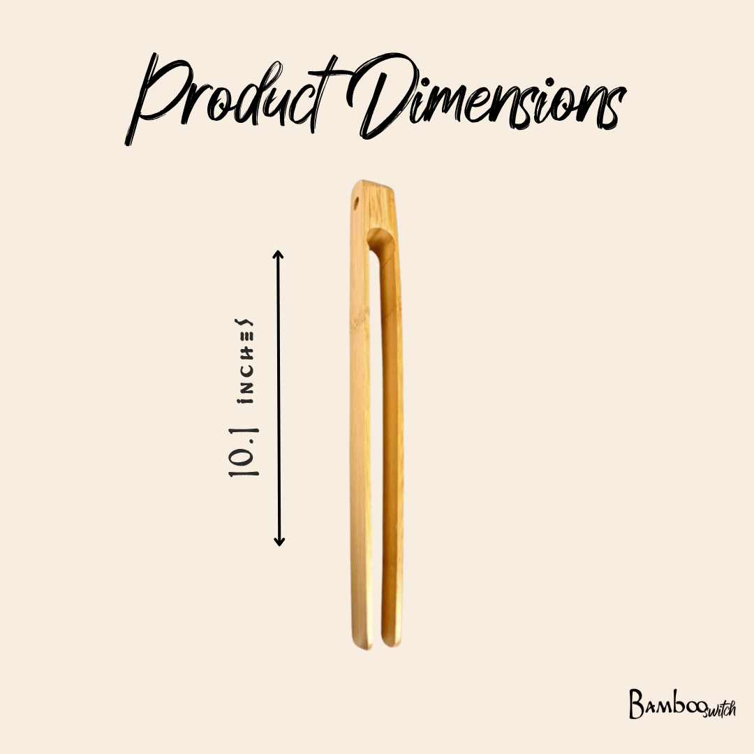 Bamboo Tongs 8" - Bamboo Switch