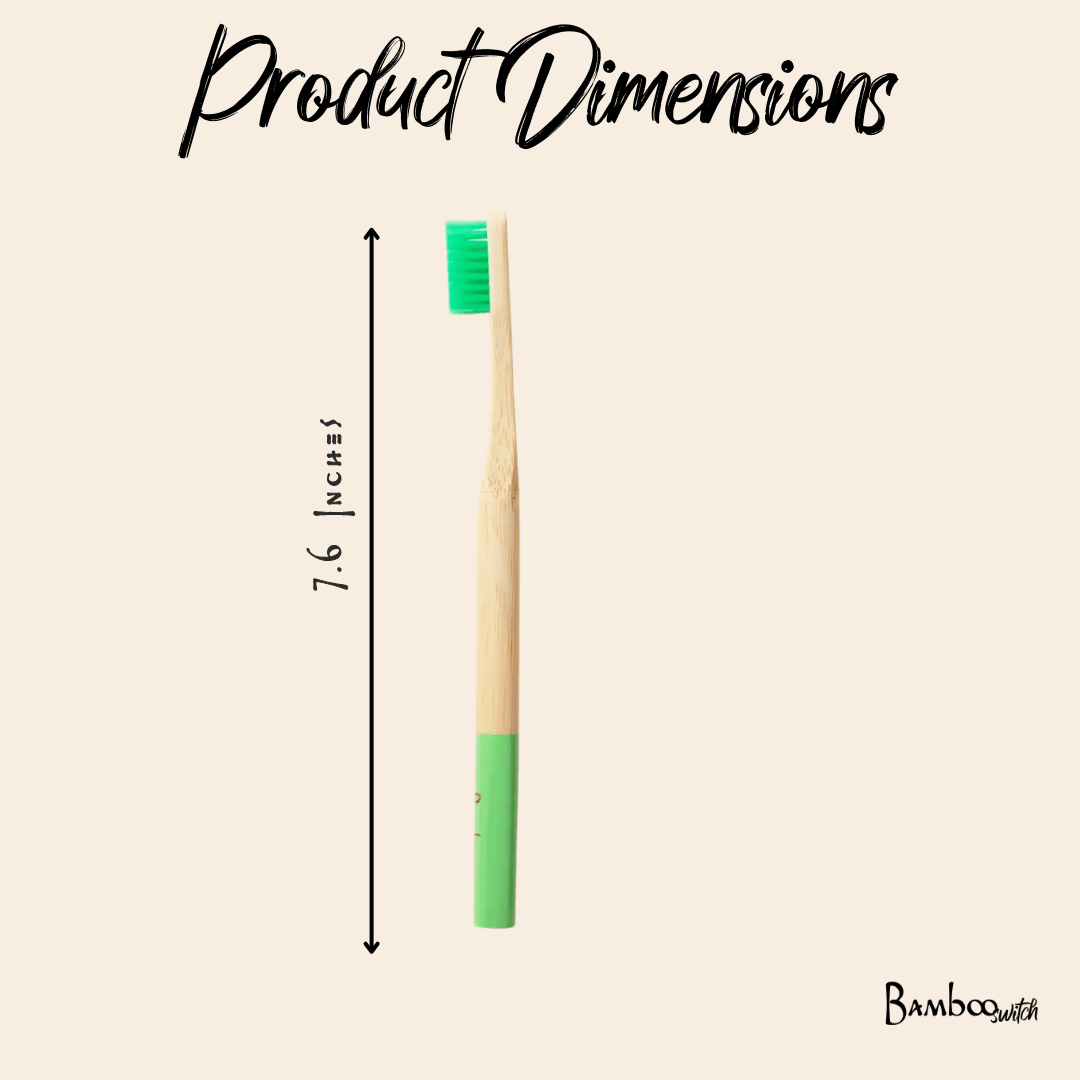 Bamboo Toothbrush | Round Handle - Bamboo Switch