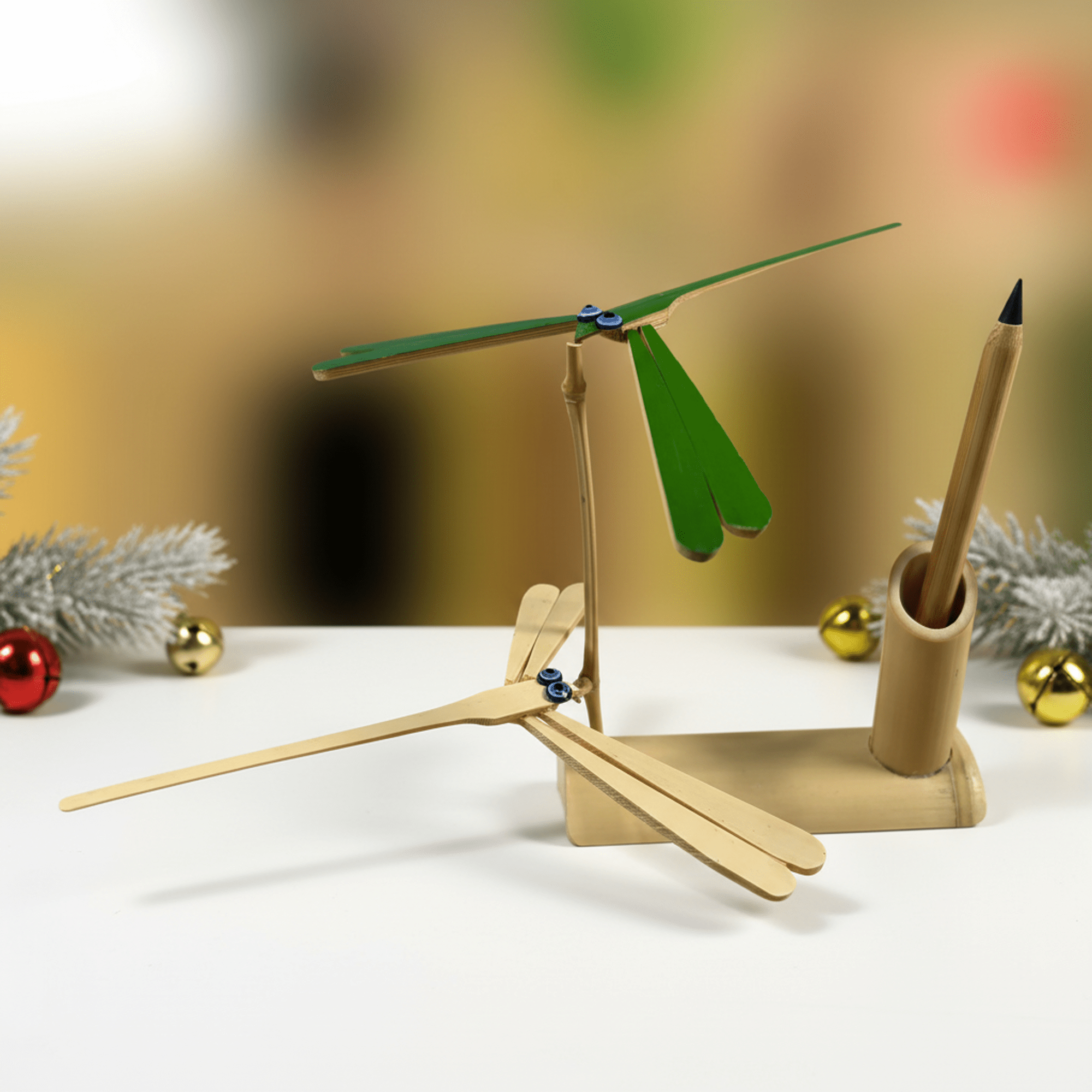 Bamboo Toy | Self Balancing Dragonfly - Bamboo Switch
