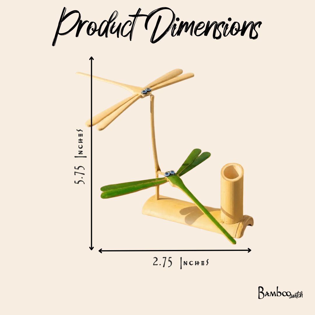 Bamboo Toy | Self Balancing Dragonfly - Bamboo Switch