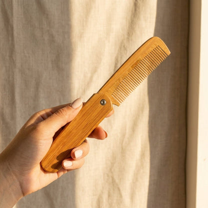 Bamboo Travel Comb | Foldable - Bamboo Switch