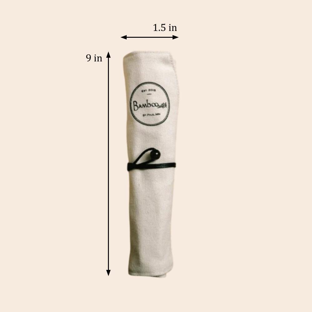 Bamboo Travel Cutlery | Beige - Bamboo Switch