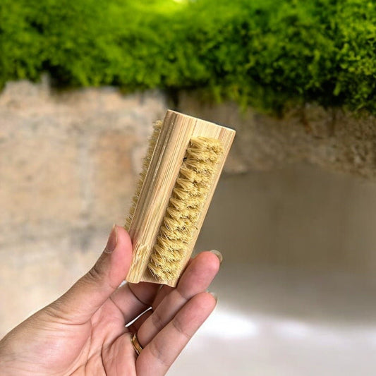 sustainable, zero waste, earth - friendly, plastic - free Bamboo Vegan Nail Brush | Sisal Bristles - Bamboo Switch