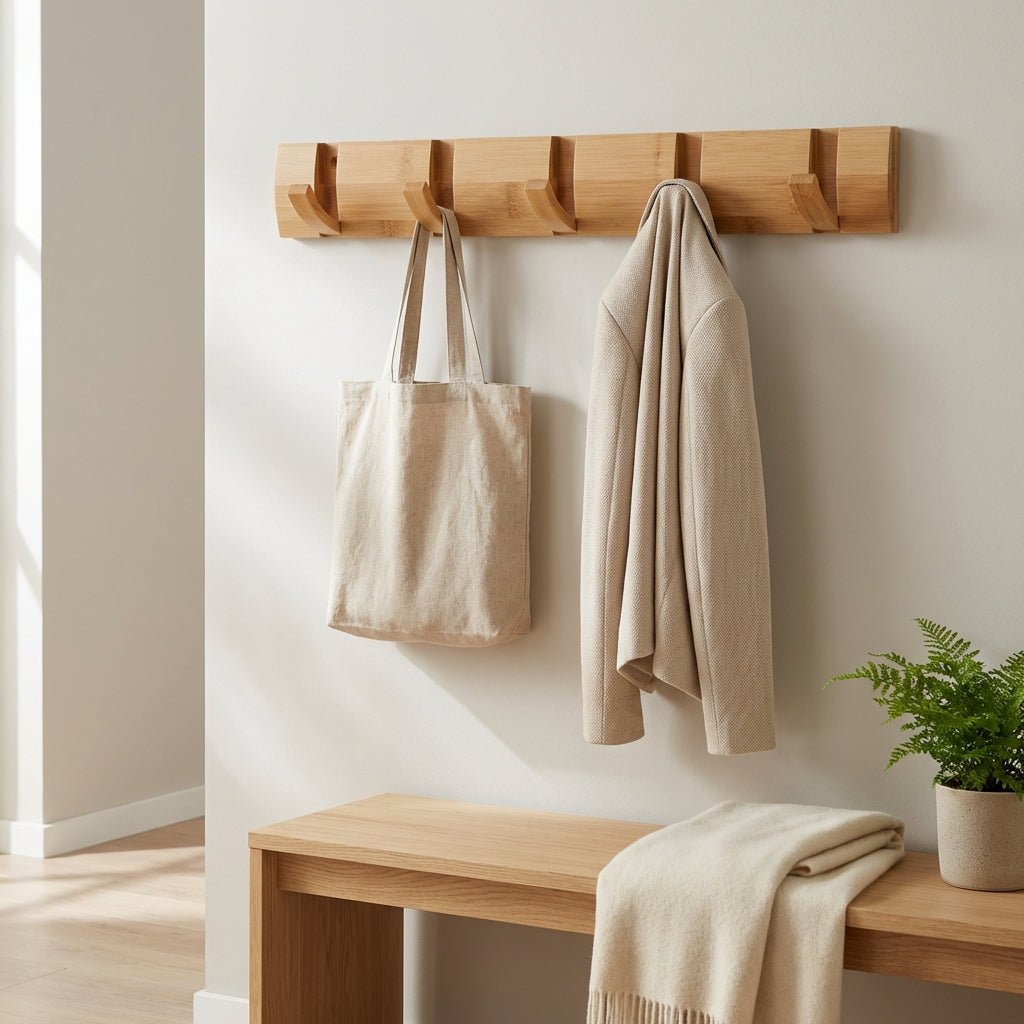 Bamboo Wall Coat Rack - Bamboo Switch