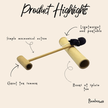 Infographic listing product highlights of bamboo water sprayer | Bamboo Switch