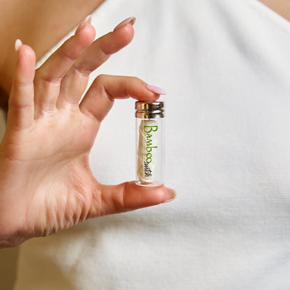 Bamboo White Floss in Glass Container - Bamboo Switch