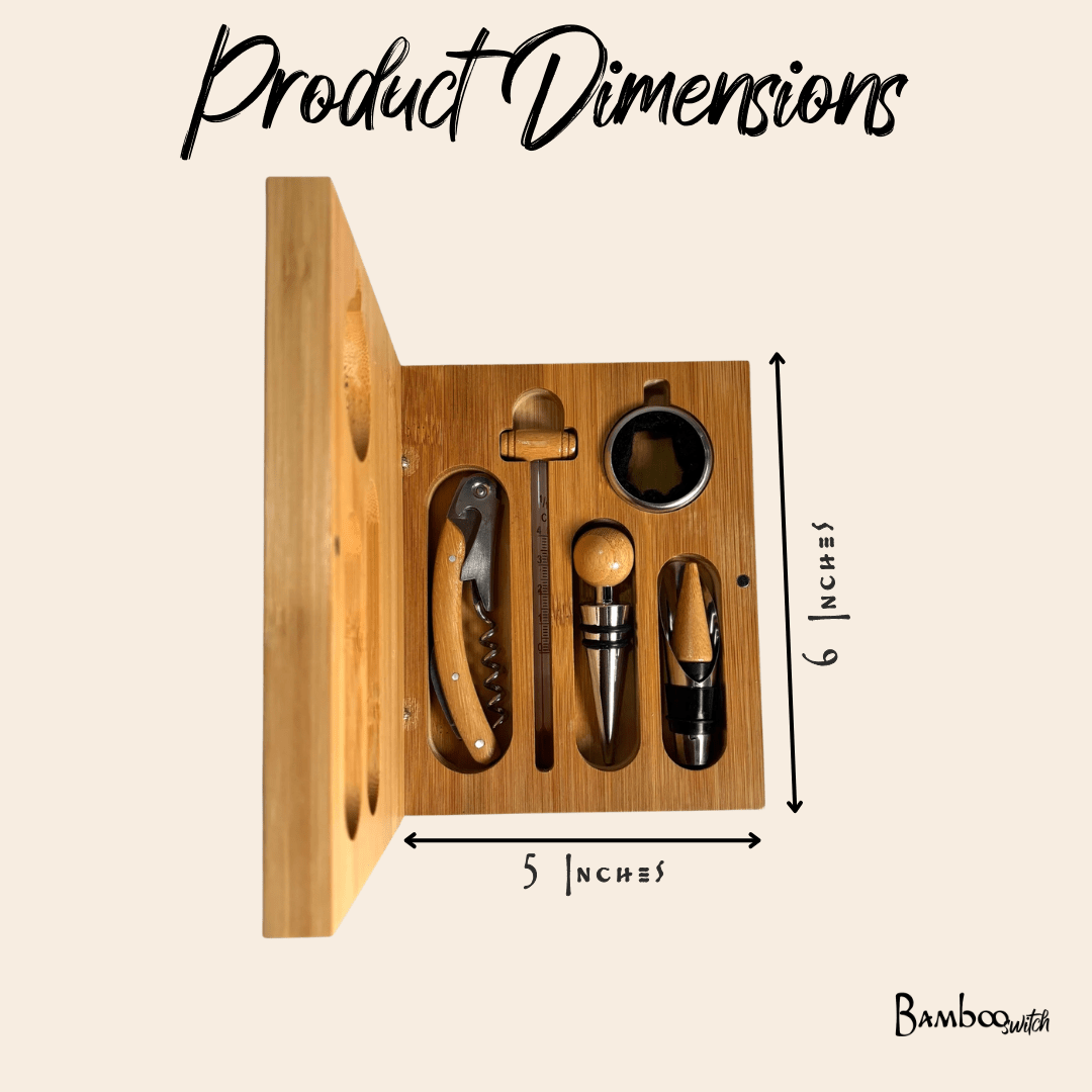 Bamboo Wine Opener Set - Bamboo Switch
