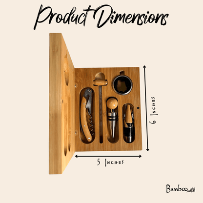 Bamboo Wine Opener Set - Bamboo Switch