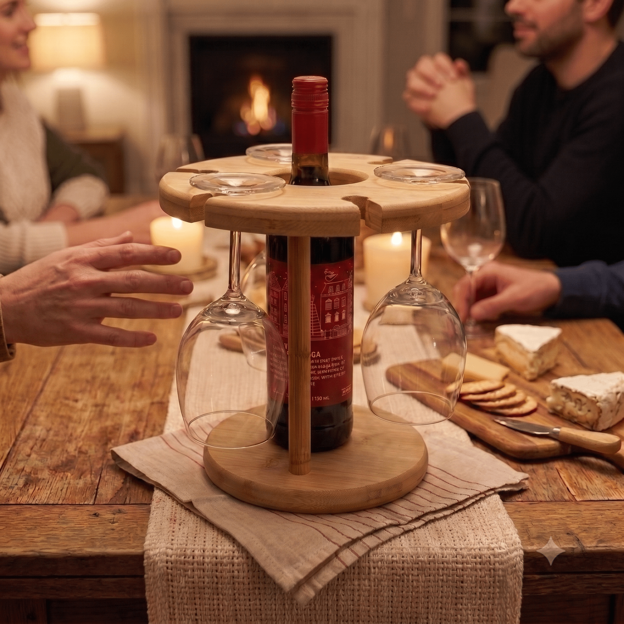 Bamboo Wine Serving Holder - Bamboo Switch