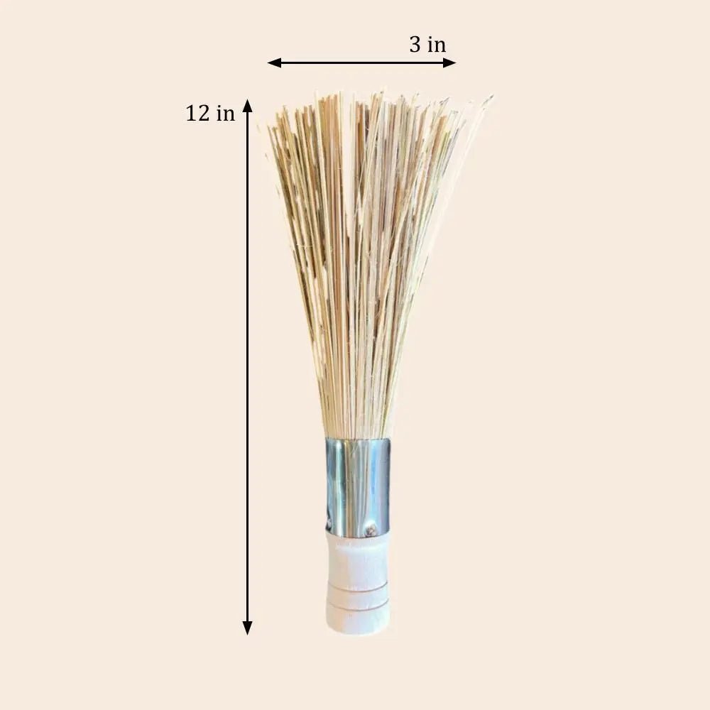 Bamboo Switch Wok Cleaning Brush - Thumbnail 3