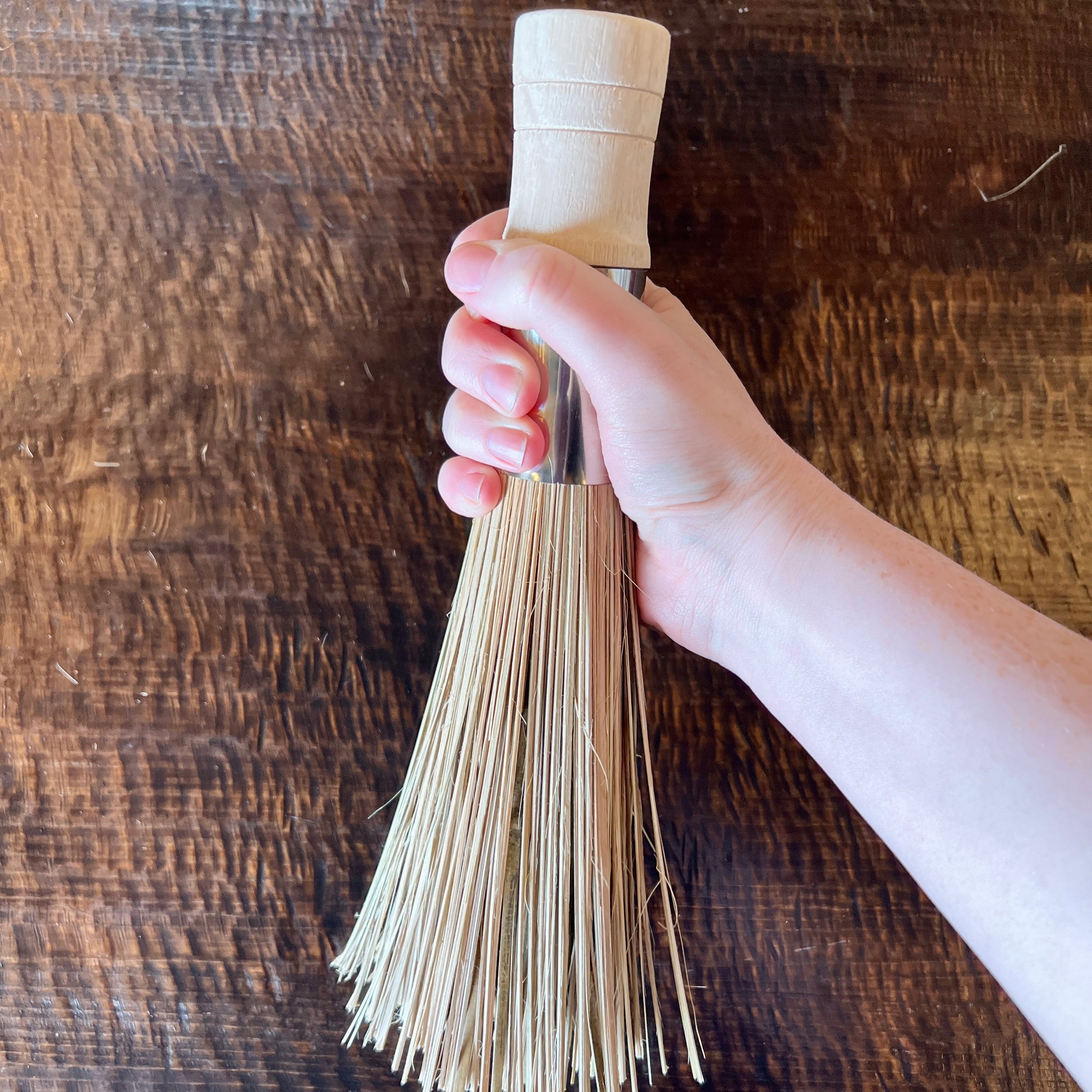 Bamboo Switch Wok Cleaning Brush